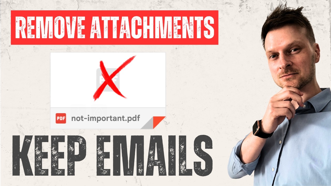 How to Delete Gmail Attachments Without Deleting the Emails - YouTube