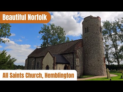 All Saints Church, Hemblington - with 15th century mural