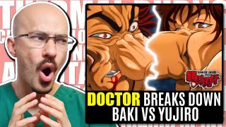 DOCTOR Breaks Down BAKI HANMA vs YUJIRO HANMA | FIGHT INJURIES