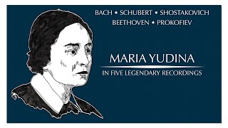 Maria Yudina in 5 interpretations (Bach, Schubert, Shostakovich, Beethoven, Prokofiev)