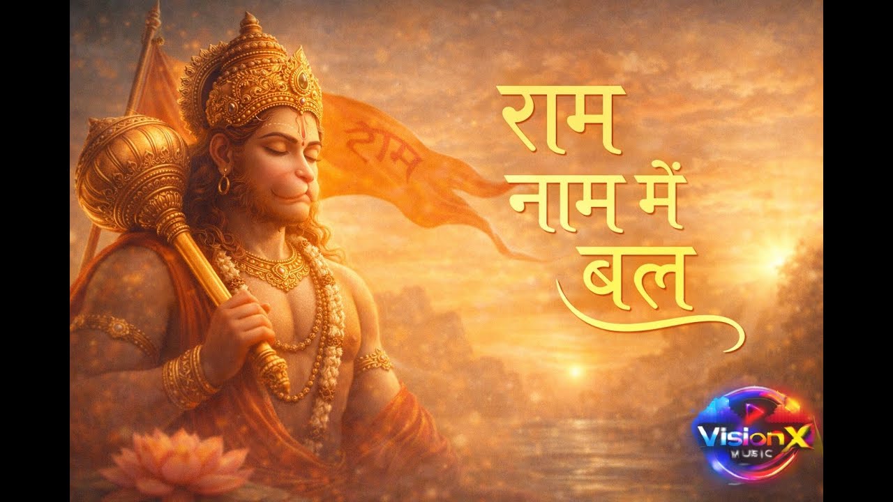 राम नाम में बल | peaceful hanuman bhajan | morning bhakti song | visionxmusic