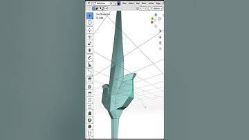 How to Make a SciFi Sword in Blender Tutorial | #shorts #blender #blender3d #blendertutorial