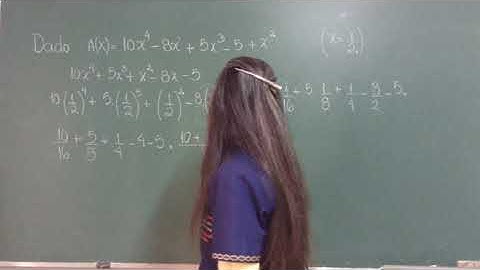 Valor Numérico de un Polinomio (usando fracción)