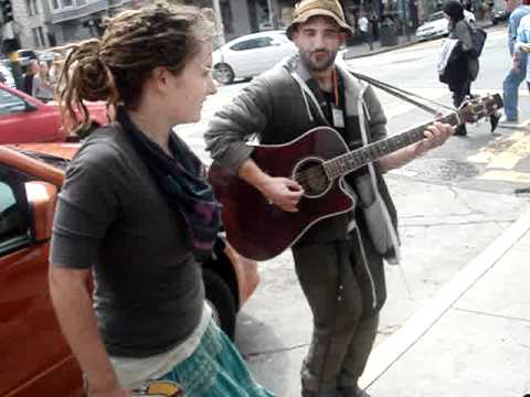 Busker in Haight-Ashbury