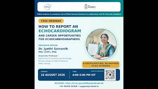 🫀 Free Webinar on How to Report an Echocardiogram and Career Opportunities for Echocardiographers”
