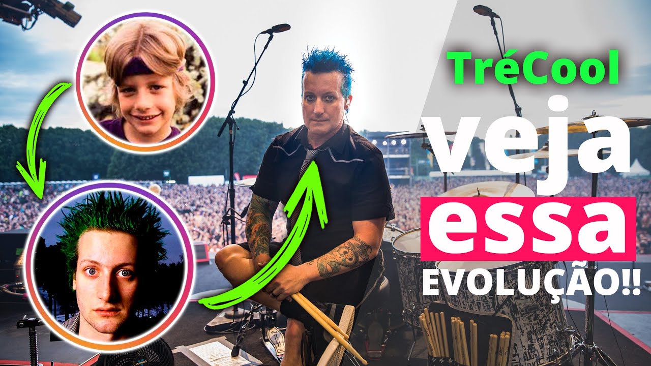 Tré Cool o Louco Baterista Do Green Day YouTube