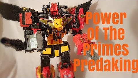 Transformers Power of The Primes Predaking Hasbro Figure Review