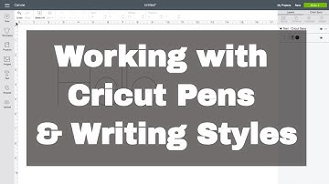 Writing with Cricut Pens Using Your Cricut Maker or Explore