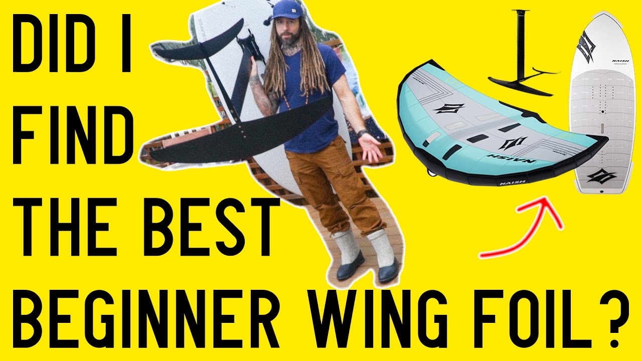 The Best Beginner Wing Foil Setup?! - Naish Wingsurfer Review