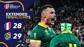 The greatest match EVER?! | France v South Africa | Rugby World Cup 2023 Extended Highlights
