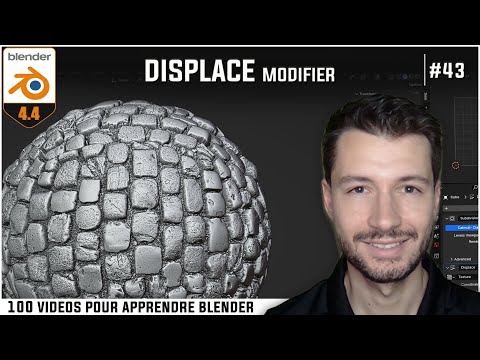 #43 | DISPLACE MESH MODIFIER - Apprendre Blender en 100 vidéos [TUTO FR]