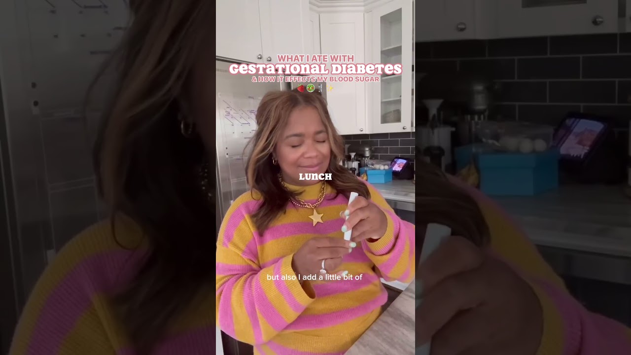 What I ate with gestational diabetes 🍓🥗🍴 