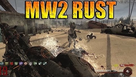 Call of Duty World at War Custom Zombies | MW2 RUST I I Can