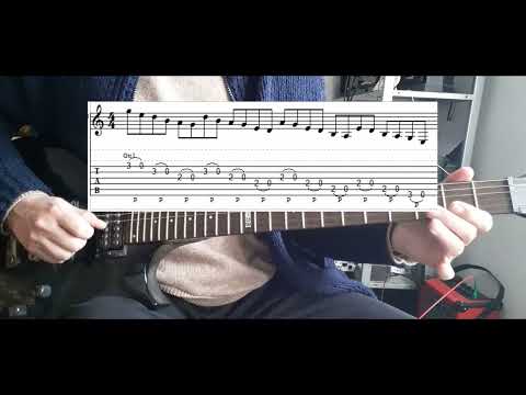 E Minor Pentatonic Open Position Ringing Lick (with tabs) - DP's Guitar Encyclopedia
