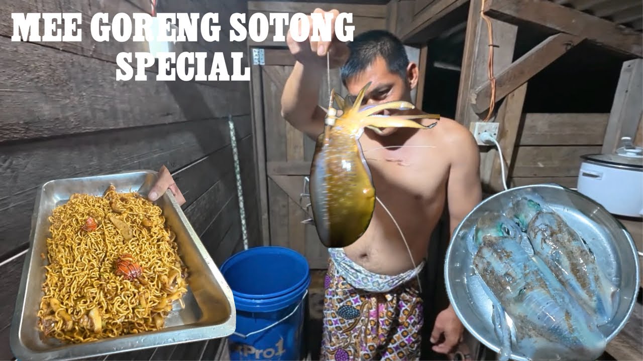 TAK PERNAH DAPAT SOTONG SEBESAR INI MENYELAM DI SPOT BIASA//MEE GORENG SOTONG 