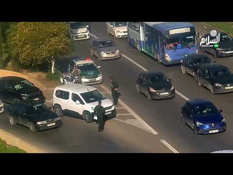 قيادة الدرك الوطني تدعو مستعملي الطريق إلى توخي الحيطة والحذر