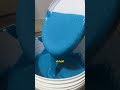 Construction of sea-blue epoxy colored sand floor paint #paint #repair #fyp #fixed #foryou #floor