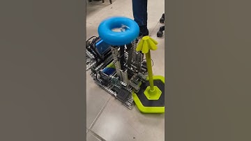 Vex U robot scoring perfectly on stake for HIGH STAKES COMPETITION #vex #robot #highstakes #robotics