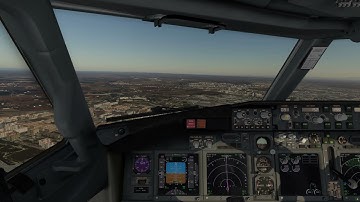 X-Plane 11 | Zibo 737 Mod | Ryanair 6396 landing at LEZL (Seville, Spain)