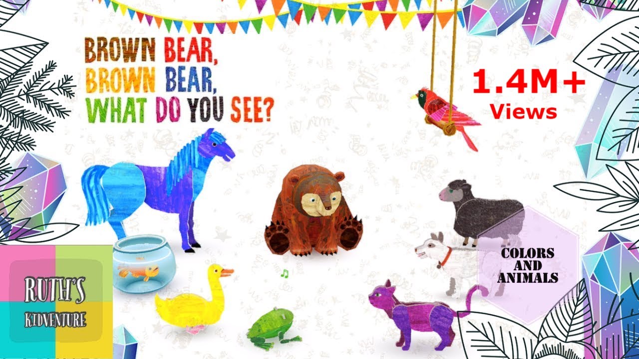BROWN BEAR WHAT DO YOU SEE? by Eric Carle | ANIMAL PARADE GAMEPLAY | STORYTOYS APP | Animated Story