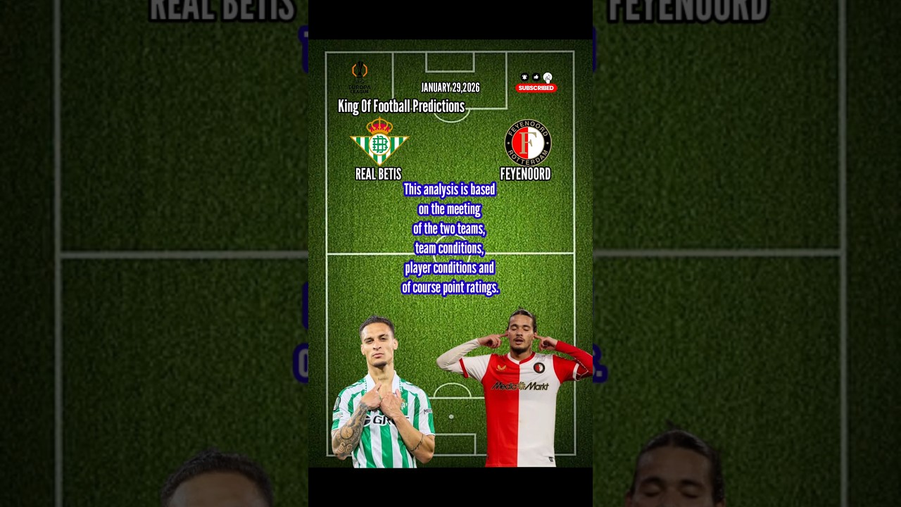 Real betis vs Feyenoord Score Prediction 