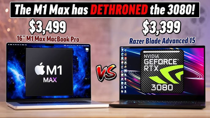 MacBook Pro M1 Max vs PC portable gamer – lequel choisir pour la photo /  vidéo ? – LaptopSpirit