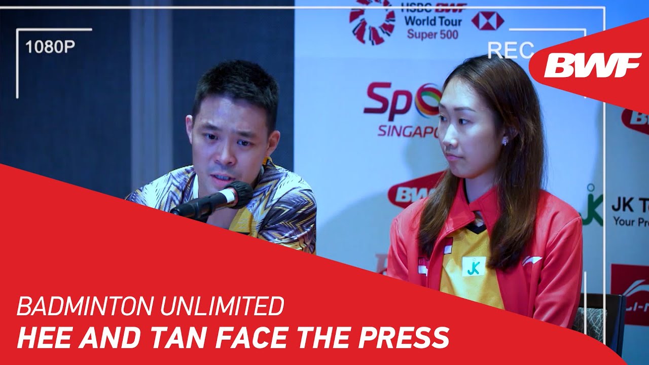 Badminton Unlimited Hee and Tan Face the Press BWF 2022