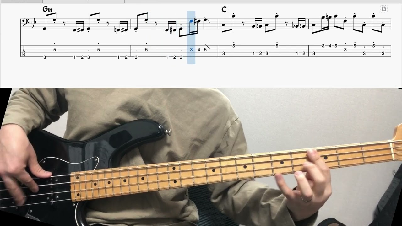 Girls And Boys - Blur Bass Cover & Backing Track (With Tab)