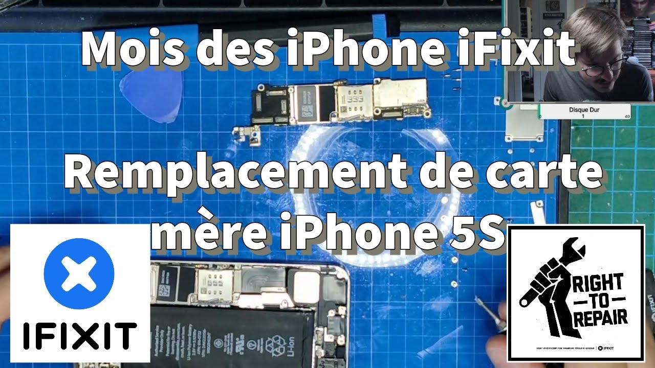 Remplacement de la carte mère de l'iPhone 5s - Tutoriel de réparation iFixit
