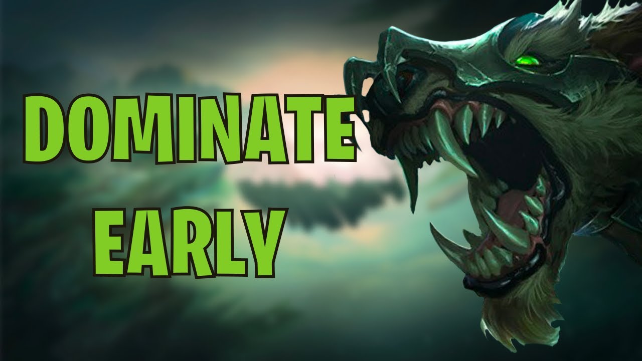 How to win the early game in league of legends: WARWICK JUNGLE SEASON 13