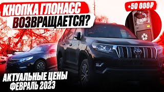 АКТУАЛЬНЫЕ ЦЕНЫ на авто из Японии! ГЛОНАСС! 50 000 С 1 ИЮНЯ ЗА КНОПКУ?! Обзор привоза ФЕВРАЛЬ 2023