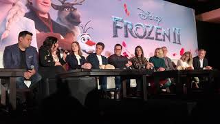 Frozen 2 LA Press Conference Highlights