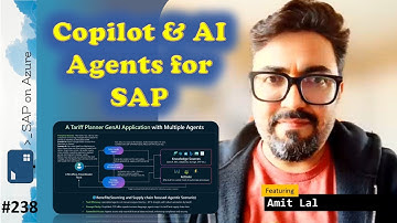 #238 - The one with Copilot & AI Agents for SAP (Amit Lal) | SAP on Azure Video Podcast