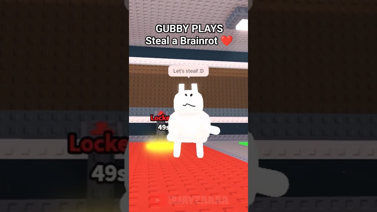 GUBBY PLAYS Steam a Brainrot.. 💀❤️ 