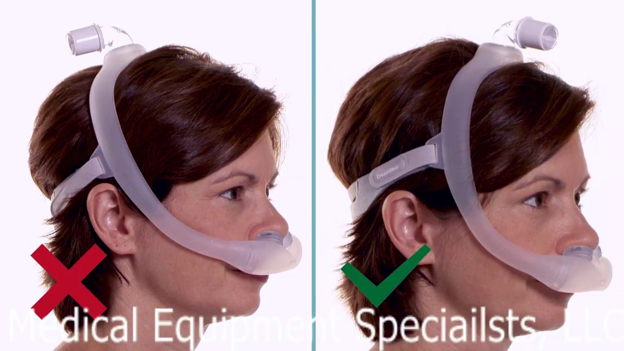 How to Fit the Dreamwear Gel Pillows by Phillips Respironics YouTube