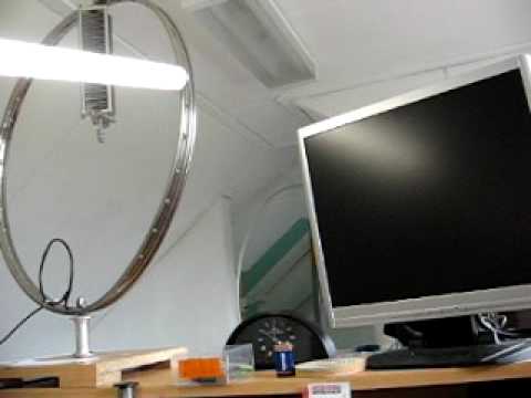 Magnetic loop for 20 Meter - YouTube