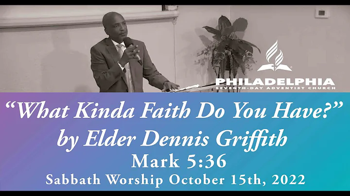 What Kinda Faith Do You Have? By Elder Dennis Grif...