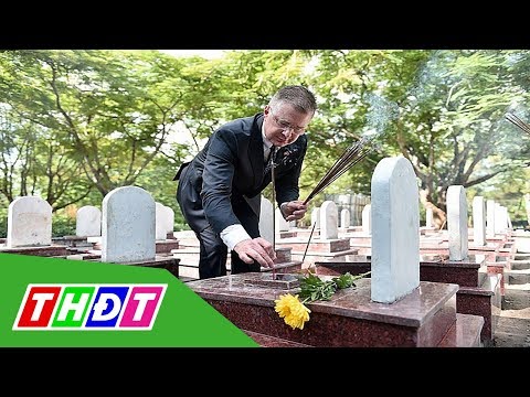 Video Lần đầu tiên, đại sứ Mỹ viếng Nghĩa trang liệt sĩ quốc... - youtube