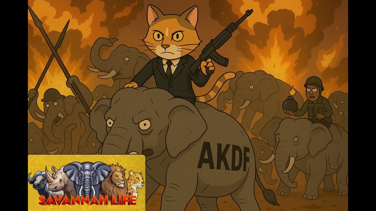 ELEPHANT WARS 🐘 | AKDF VS SLWB | Savannah Life 🦁