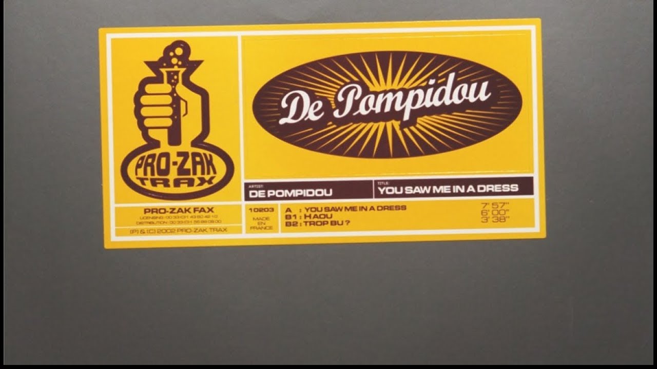 De Pompidou - You Saw Me In a Dress