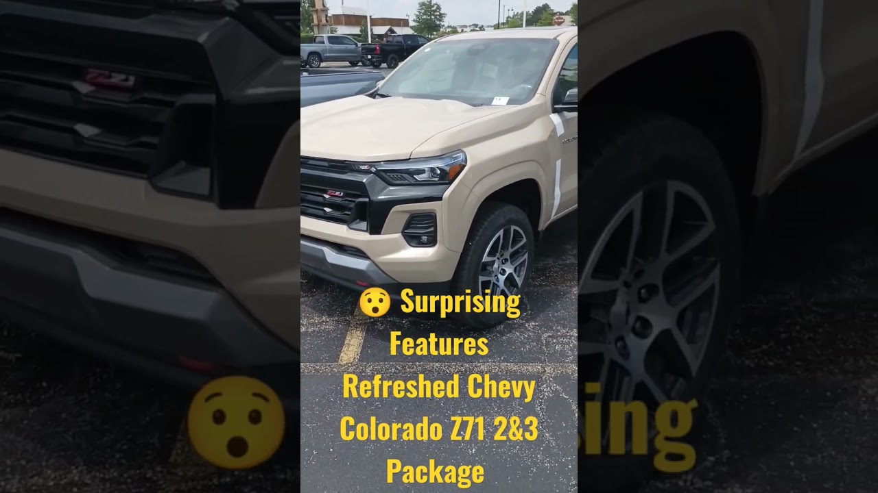 🙀 Surprising Features of 2023 Redesigned Chevy Colorado Z71