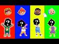 Find Exact Positions - Match TomTom, Cody, JJ &amp; YoYo Faces To Bodies 🧩👦 | Cocomelon Puzzle