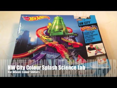 Hot Wheels Colour Shifters Colour Splash Science Lab - YouTube