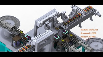 Bearing assembly machine-industrial 3D model : machine-world.net P346