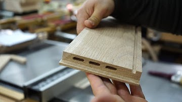 Slant front desk - part 2 : make drawer with festool domino & back panel