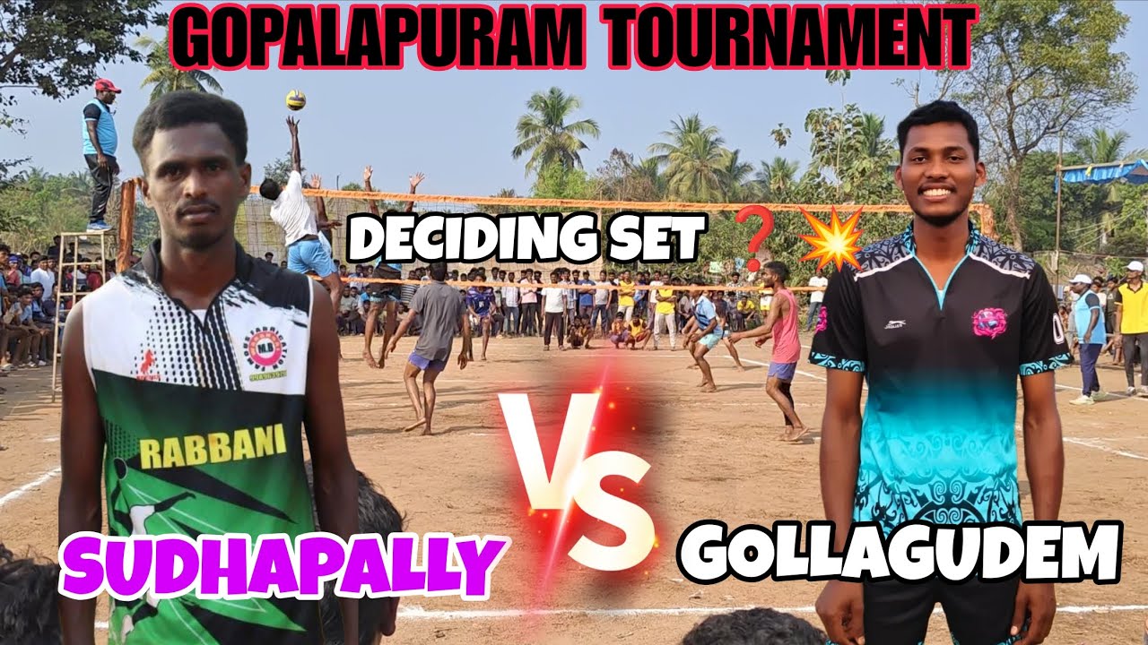 SUDHAPALLY 🆚 GOLLAGUDEM !! DECIDING SET-❓ !! GOPALAPURAM TOURNAMENT 📍