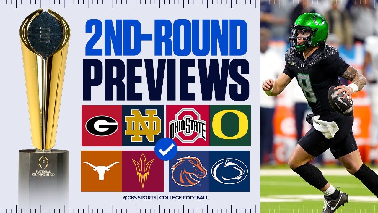 WATCH: Previewing EVERY College Football Playoff second-round game, concern after Round 1 blowouts?