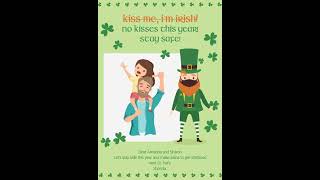 Personalized St. Patrick's day video card