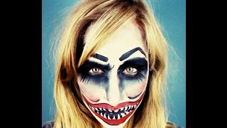 Evil Clown Halloween Makeup