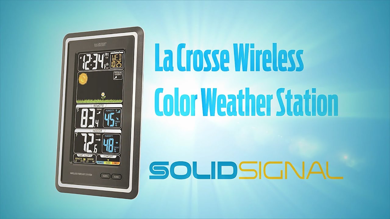 Put a colorful weather station on your wall with La Crosse Color